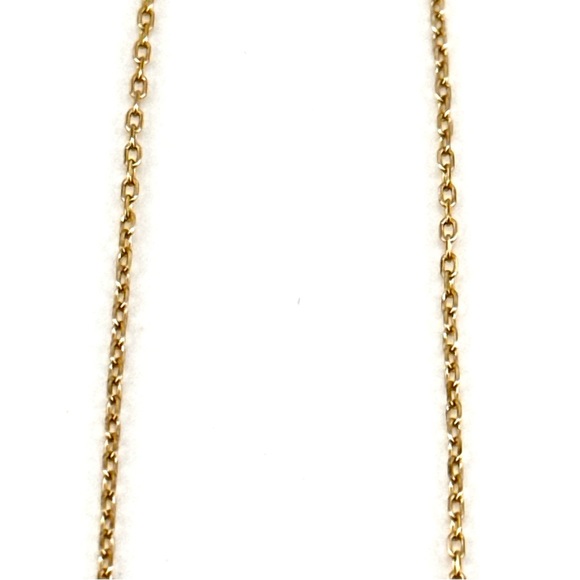 18K Gold Plated over 925 Sterling Silver Blue Opal Necklace - Picture 5 of 8